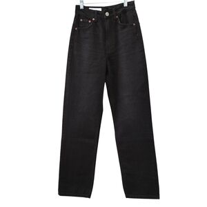 NWOT Zara Black Women’s Jeans High Rise Classic Cotton Pants Size 0